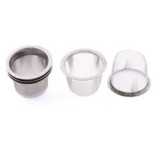 Нержавеющая сталь домашняя Сетка Ситечко для заварки чая корзина 62 мм Диаметр 5 шт