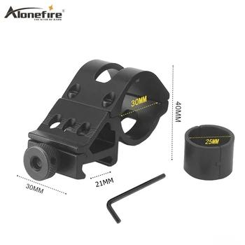 

AloneFire T3008 25 or 30mm Ring Picatinny 21mm Weaver Rail Airsoft Rifle Shot gun light Laser sight Scope Hunting Holder Mounts