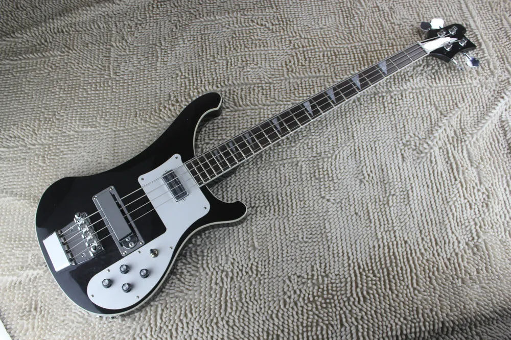 Новинка 2018 + заводская 4 струны Rickenback 4003 электрические басы fireglo черные для гитары