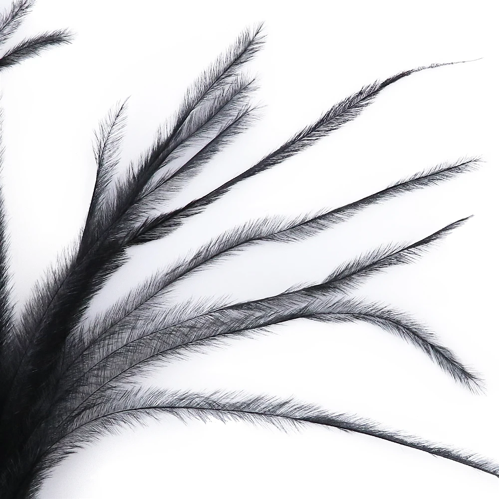 Craft Feathers Natural Feathers Ostrich Feathers 100Pcs/lot 10-18Cm Natural Ostrich Feathers Clip In Hair Extensions Plumas Silk Earring Making Accessories Decorative Feathers