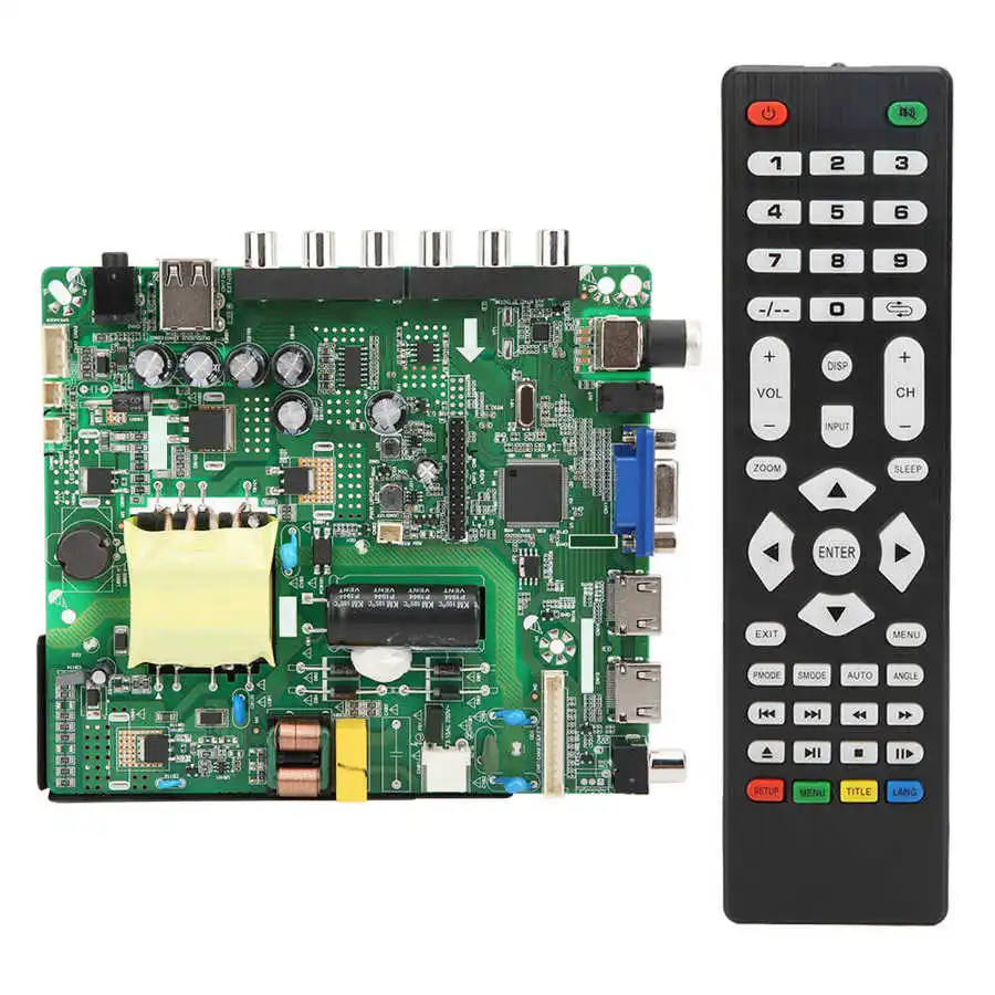

LCD TV Driver Board TP.V56.PB801with Remote Driver Provide MotherboardVGA / HDMI / AV / TV / USB signal interface