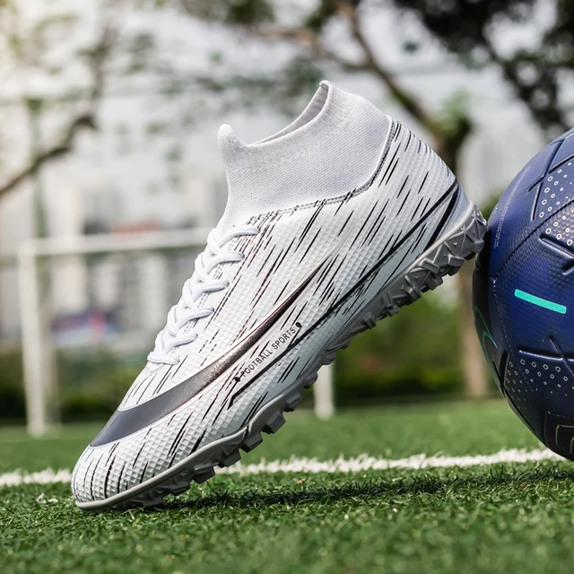 Botas de fútbol transpirables para hombre y adolescente, zapatos de fútbol profesionales, TF/FG, zapatillas de niños y adultos, talla 35-45 - AliExpress y entretenimiento