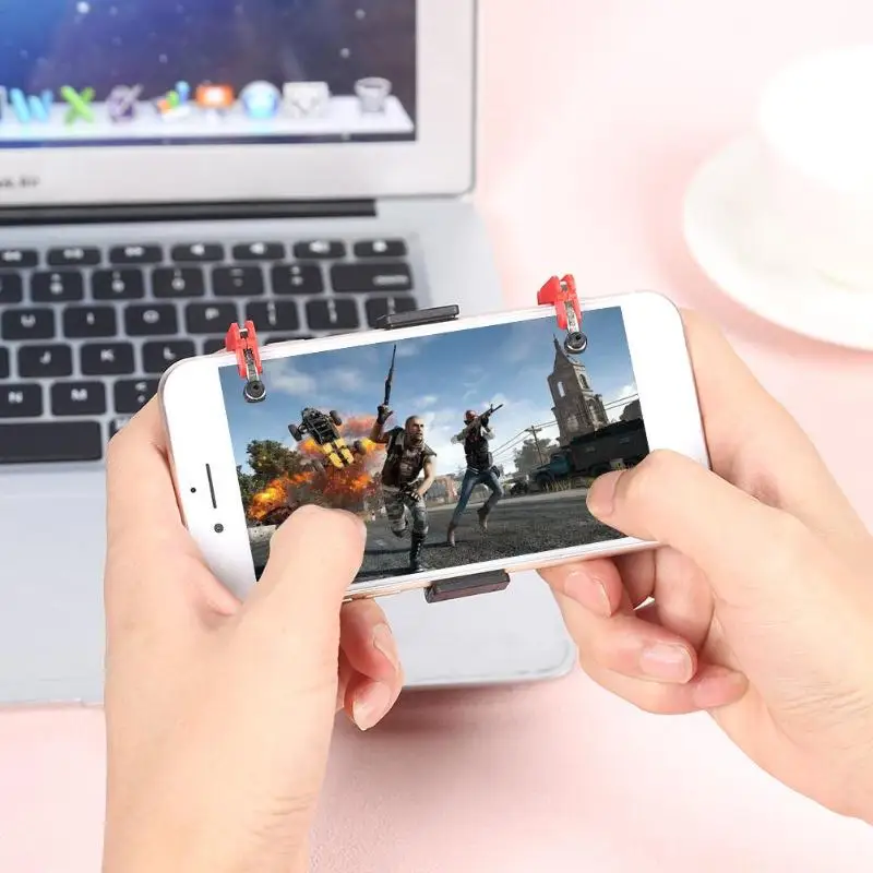 

Bluetooth Gamepad Controller Trigger Fire Button for PUBG TRIGGER BUTTON FOR TPS GAME