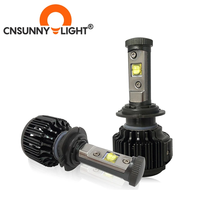 Супер яркий светодиодный светильник CNSUNNY E70 H7 H11 9005 9006 лампы 7200lm без ошибок Canbus 6000K