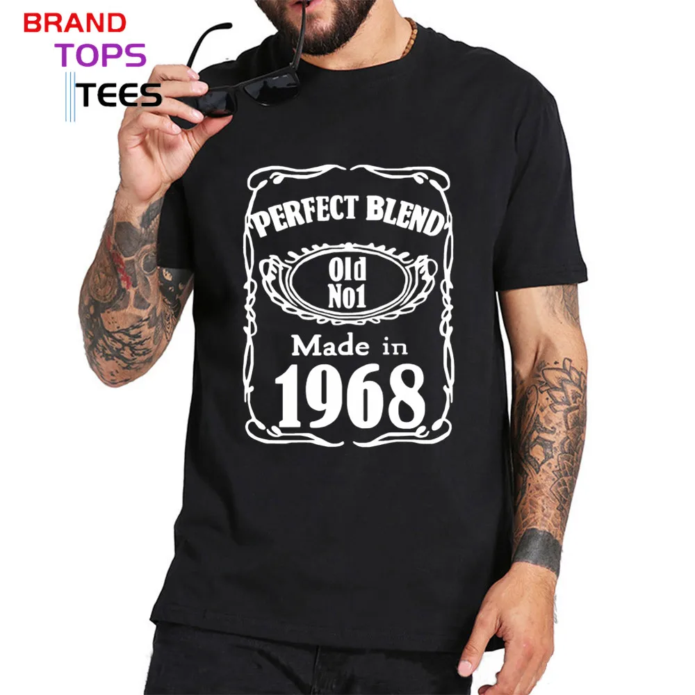 Футболка Perfect Blend Old No.1 для мужчин 1968 футболка пожилых до совершенства Ретро на