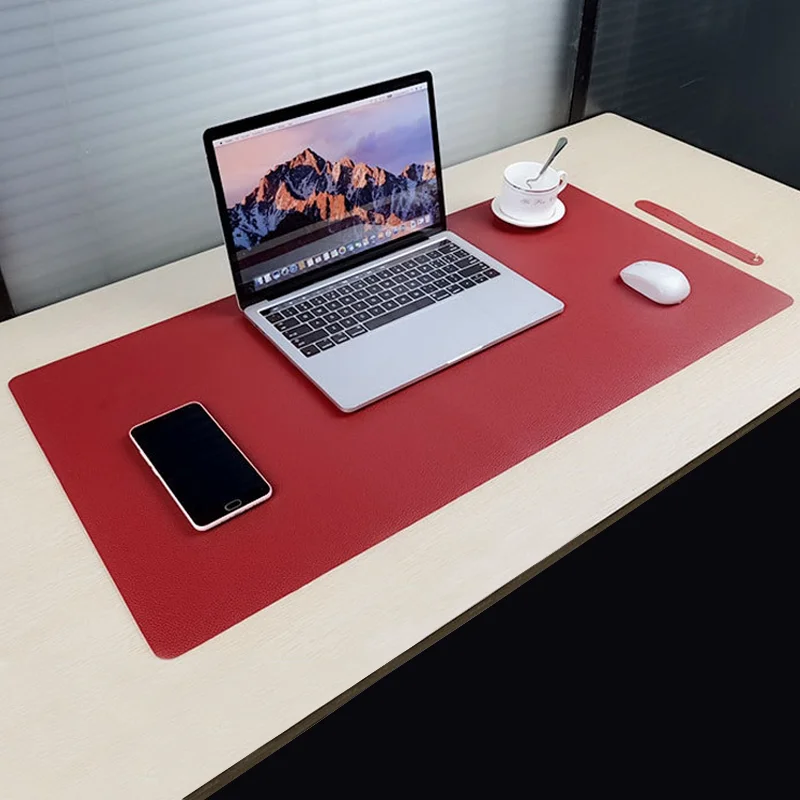 100mm×50mm Double-Sided Leather Mouse Pad Portable Desktop Mat Water-Proof Non-Slip Desk Set Office Decoration Customizable Size stainless steel faucet hole cover sink hole cover decoration sealing cover sink accessories kitchen basin leak proof rust proof