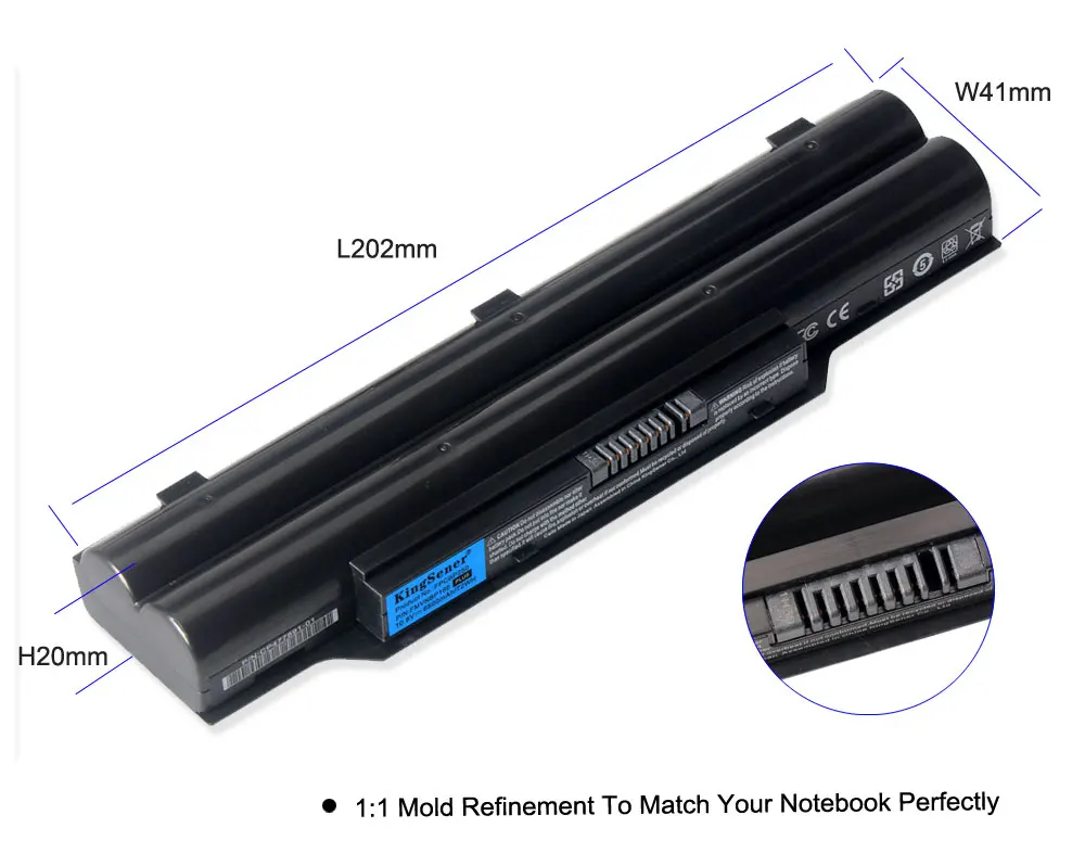 Аккумулятор KingSener FPCBP250 для FUJITSU LifeBook A530 A531 PH521 AH530 AH531 LH701 LH520 LH522 FMVNBP186 FMVNBP189|battery for