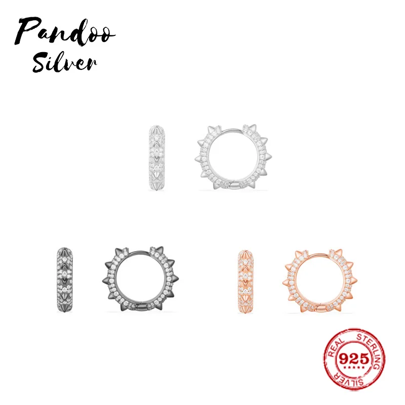 Pandoo модная подвеска Стерлинговое Серебро 1:1 копия, серебро "H Erisson" маленькие серьги Роскошные ювелирные изделия подарок для женщин