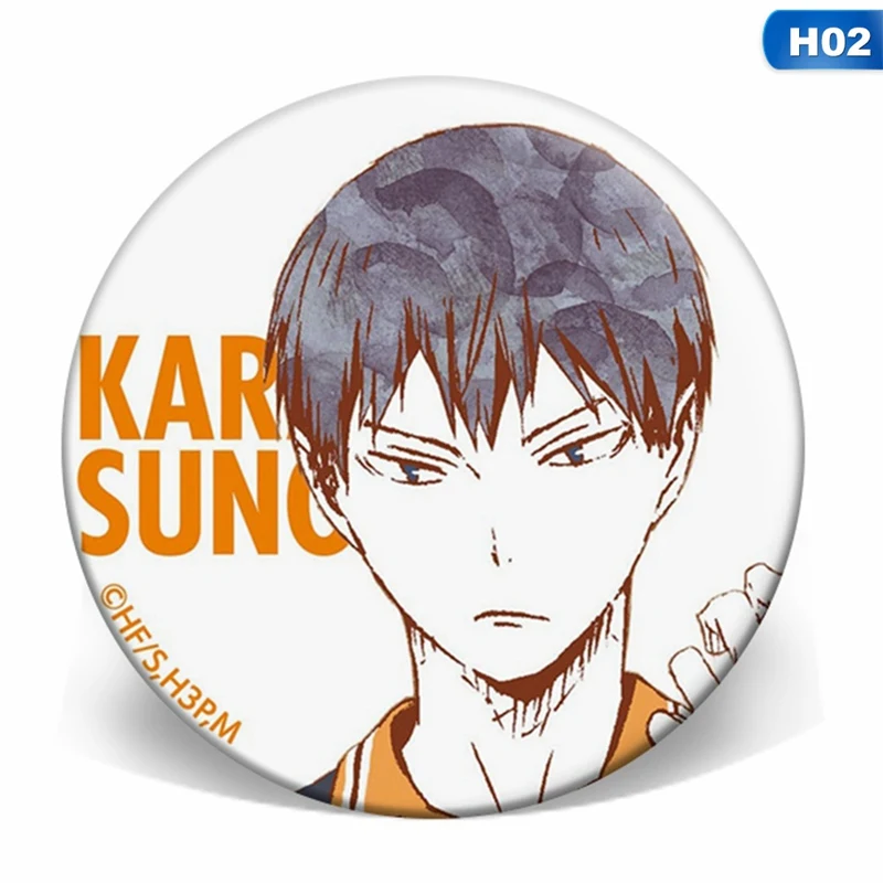 Anime Haikyuu!! Brooch Badge Cosplay Brooch Pins Schoolbag Accessory ladies halloween costumes