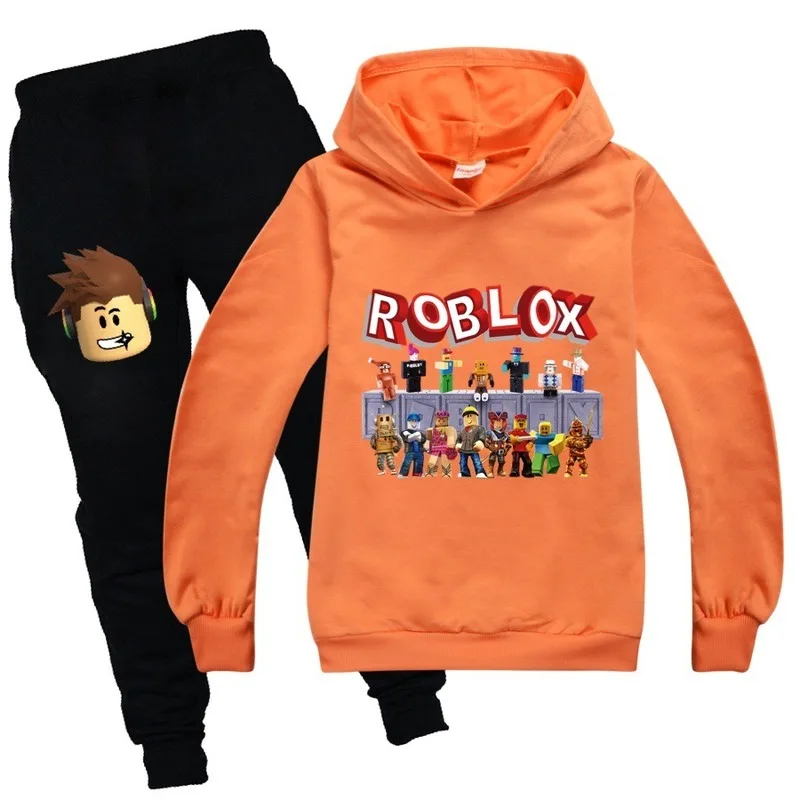 Спортивный костюм ROBLOX для девочек и мальчиков на весну осень комплект из 2