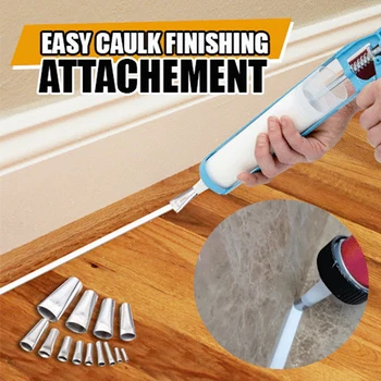 

14pcsStainless Steel Brick Grout Detachable Sealing Push Rod Durable Reusable Mortar Sprayer Caulking Nozzle Applicator Tool