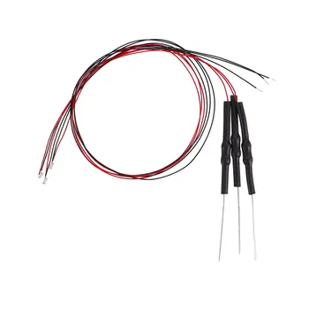 

uxcell Prewired SMD LED Light Emitting Diode with Resistor Purple 0402