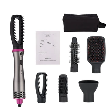 

Multifunctional 5 In 1 Hair Dryer Volumizer Hair Straightener Brush Roller Styler Comb Styling Brush Curling Iron Hair Curler