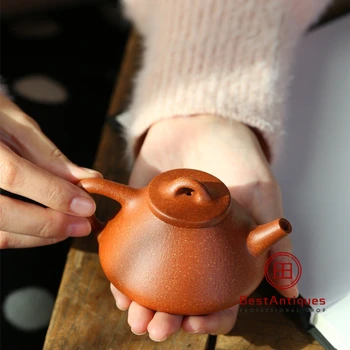 

Yixing Zisha Teapot Purple Clay Teapots Handmade Ziye Shipiao 130cc
