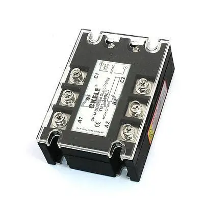 

TN1/3100D 8 Terminals 3Phase SSR Solid State Relay 3-32VDC/480VAC 100A
