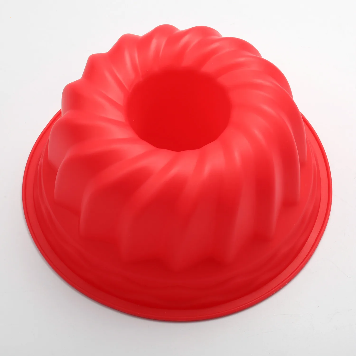 Bakeware Molds Cake Pan Silicone Cake Mold Pudding Triangle Cakes Mould Muffin Baking Tools Fondant Cake Molds 8 Points - Цвет: Red