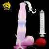 YOCY Large Horse Dildo Squirting Function Sex Toy For Couples Orgasm Anal Butt Plug Ejaculating Dildos Erotic Strapon Sex Shop 1