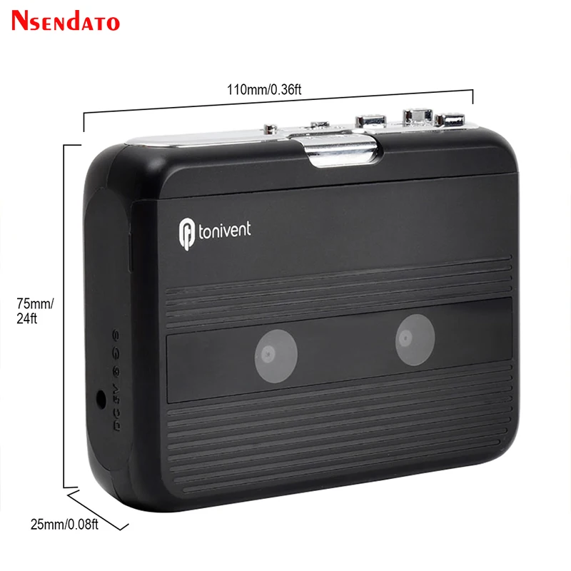 Bluetooth Cassette Recorder & Player Portable Standalone Cassette Players FM Radio With Auto-reverse function Bluetooth Player