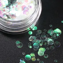 1 шт. модный светло-зеленый круг блестки Лечение ногтей от грибка дезинфекция ногтей грибковый лечебный Маникюр Инструменты для лечения