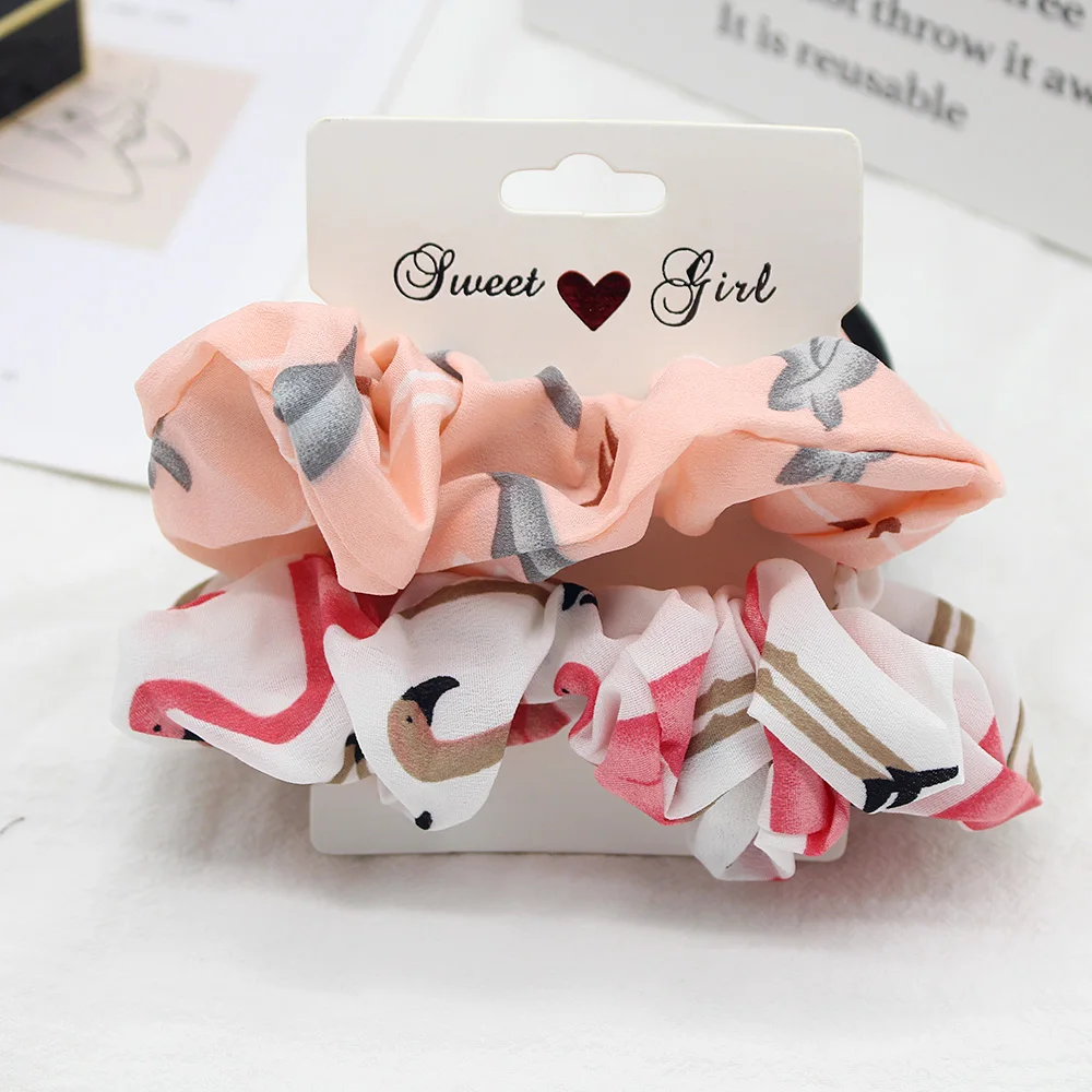 bridal hair clip 2/3/6/Lot Fashion Simple Basic Elastic Hair Bands Ponytail Holder Leopard Scrunchies Headband For Girl Women Hair Accessorie Set head accessories female Hair Accessories