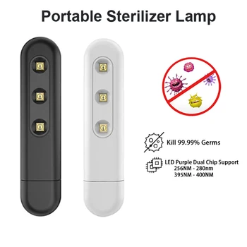 

Mini Handheld UV Sterilizer Lamp USB Disinfection Lamp Portable UVC Light Disinfectant Germicida Recharge Kill Bactericidal Ligh
