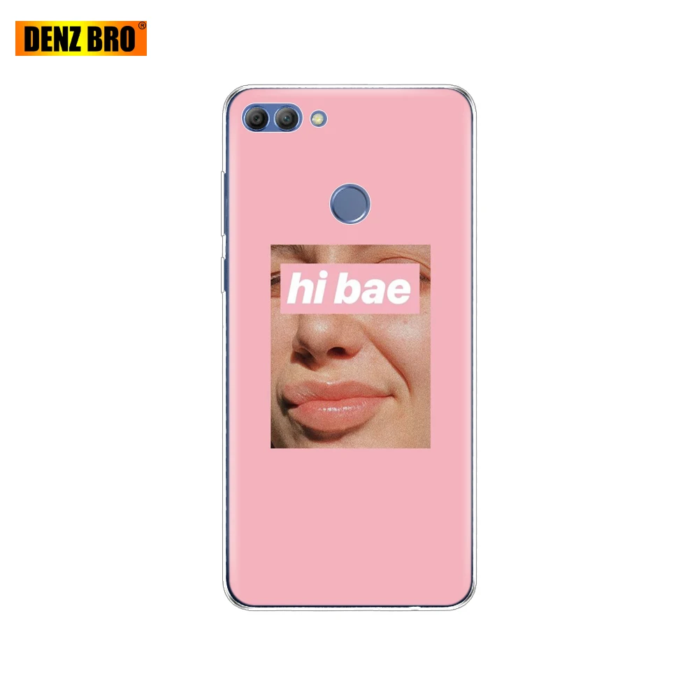 Чехол для huawei P smart Enjoy 7 S, мягкий силиконовый чехол для телефона из ТПУ с полной защитой, прозрачный чехол-бампер
