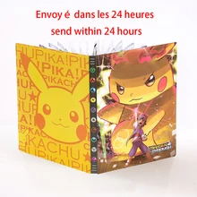 Libro de cartas de juego de mapa de Pokemon, álbum de 432 piezas, soporte de coleccionistas de Anime, carpeta de capacidad de lista cargada, juguetes de Pokemon para regalos para niños