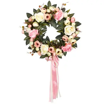 

Wedding Wreath Door Garland Floral Party Dining Room Artificial Flower