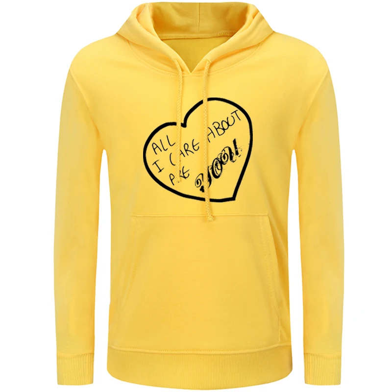 icWM126Y Я люблю спать с капюшоном Карма кары для грех собака надписи MOM Love Heart Для женщин толстовка с рисунком струны пуловер с капюшоном подарок - Цвет: icWM126Y