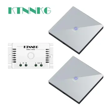 

Smart home wireless switch and receiver kit can set ON/OFF switch, lighting switch, remote control ceiling light LED bulb