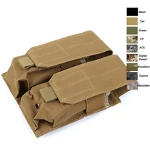 Страйкбол снаряжение Molle штурмовой боевой мешок жилет быстрая упаковка картриджи Перевозчик патронов держатель Тактический Магнитный двойной AK M4 подсумок