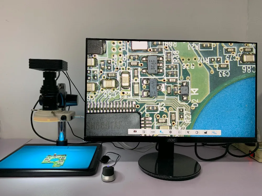 SONY 1080P сенсор Full HD IMX185 HDMI лабораторная Электроника цифровой микроскоп промышленный UI C-Mount камера USB диск хранения