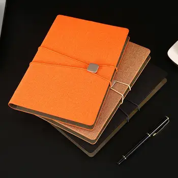 

Durable Faux Leather Cover Lace Up Notebook Journal Traveler Book Blank 96-Page Diary School & Office Supplies Weekly Planner