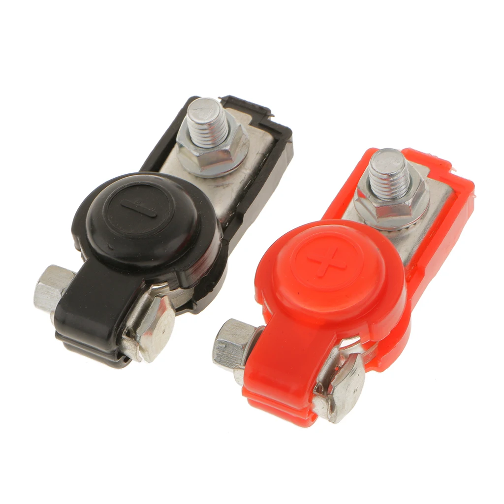 

4Pcs Auto Car Replacement Battery Terminal Clamp Clips Brass Connector