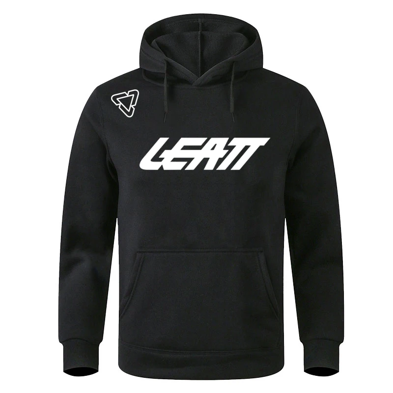 Hombres ropa deportiva de moda de LEATT marca pulóver con capucha para hombre Hip Hop hombre chándal sudaderas con capucha sudaderas S-3XL