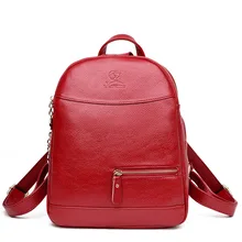 Женская сумка из натуральной кожи, рюкзак, осенний и зимний стиль, женская сумка в Корейском стиле, стильный школьный рюкзак, кожаный рюкзак