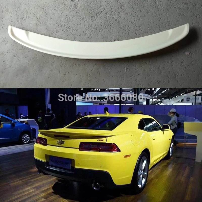 

Car Accessories ABS Plastic Unpainted Color Rear Trunk Wing Lip Roof Spoiler Auto Part For Chevrolet Camaro 2013 2014 2015