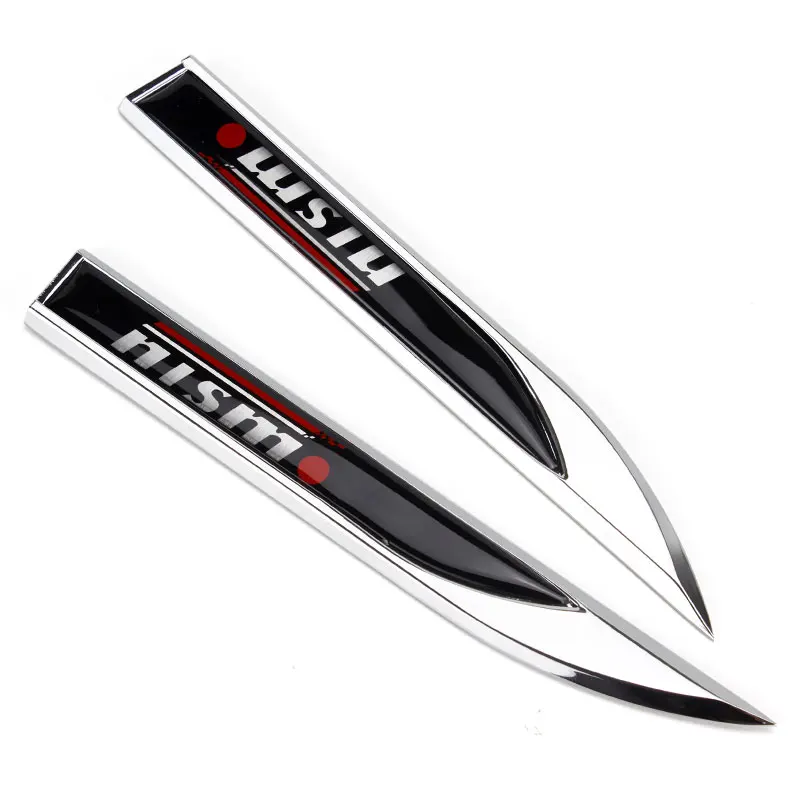 

Car Acessories for Nismo Logo Side Sticker Fender Door Emblem Decals for Nissan X-Trail Xterra Qashqai Tiida Sylphy Note Murano
