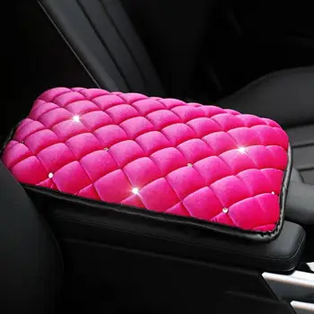 

Car Armrest Seat Pad PU Leather Protector Cover Auto Center Console Pad for Most Vehicle SUV Truck