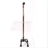 Old man go sightseeing crutches disabled cane 3
