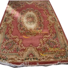 Роза ковер тяжеловесный шторы круговой модный ковер для гостиной внутренний ковер животный Узор Натуральная овечья шерсть