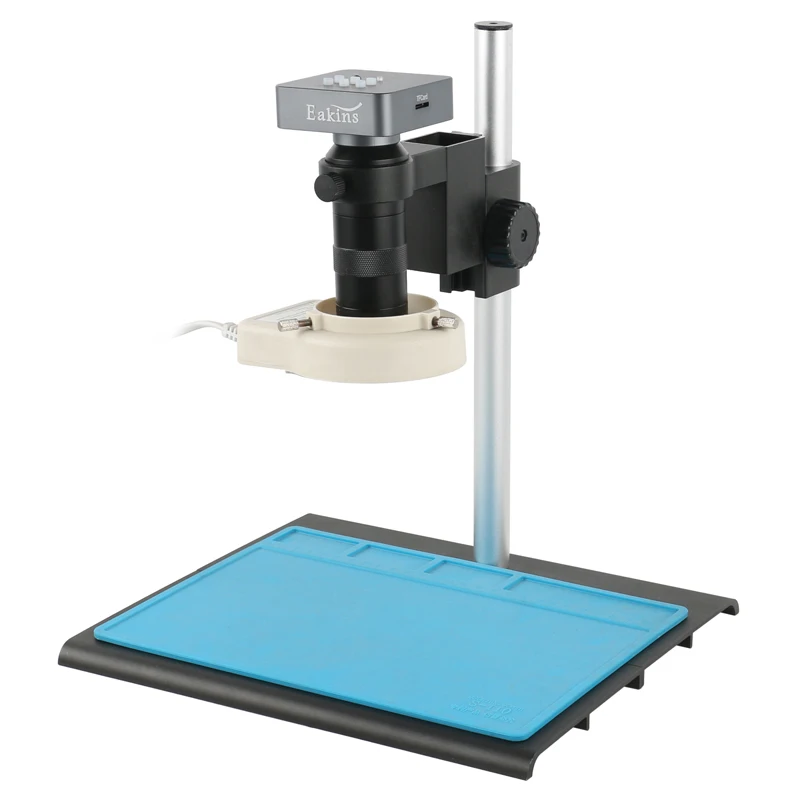 48MP High Definition USB Dual Output Industrial Microscope Camera with 180X Lens 56LED Light for Windows XP/7/8/10 System 110-240V,US plug 48MP High Definition USB Dual Output Industrial Microscope Camera with 180X Lens 56LED Light for Windows XP/7/8/10 System 110-240V,US plug