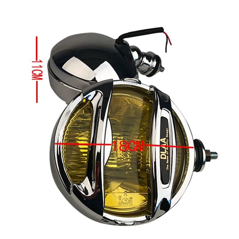 

Universal Fog Light Car Fog light Automobile Front Bumper Roof Install SUV Boat Use Crystal lamp High Quality 2 Color
