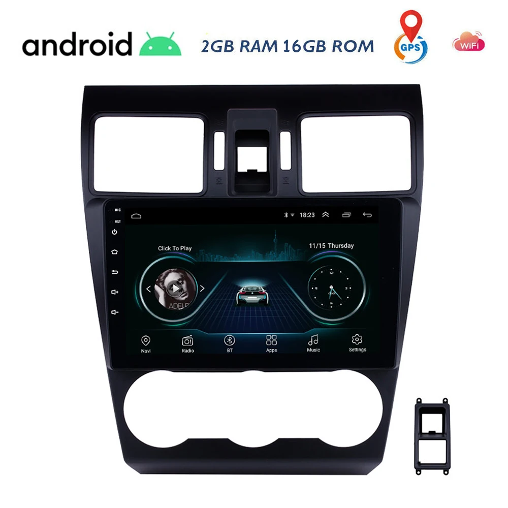 9 'ɲ.5D Android 10 1 автомобильный Радио мультимедийный плеер для Subaru Forester WRX XV Impreza