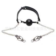 Взрослый мяч для рта Сексуальная Мелодия мяч кляп зажим для сосков секс-игрушка соска для большого ребенка зажимы флирт зажим для молока