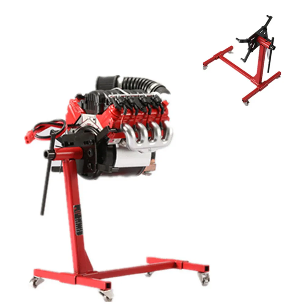 

V8 Engine Work Stand for 1:10 V8 Scale Engine (Z-S1043) Workbench Tamiya Tractor TRX4 Denferder G500 RC Car Parts Tools