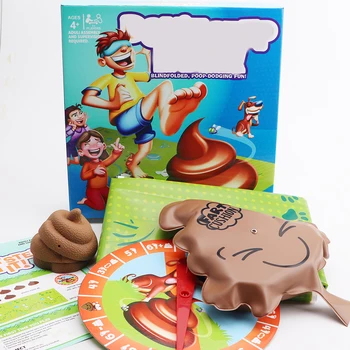 

Funny Toys Blindfolded Poop Dodging Antistress Fun Family Interaction Laughing Party Game For Kids Children Gift
