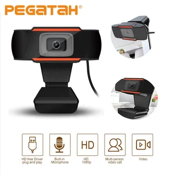 

Webcam USB Camera Webcam 1080P Camera With microphone Plug and play for PC Loptop Skype Meeting Web cam Full HD camara
