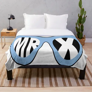 

Brains Glasses Throw Blanket Soft Sherpa Blanket Bed Sheet Single Knee Blanket Office Nap Blanket