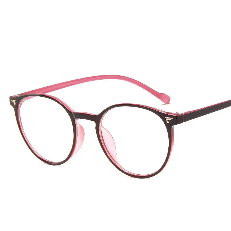 Eyeglasses Frames Myopia Glasses Optical Glasses Retro Plastic Round